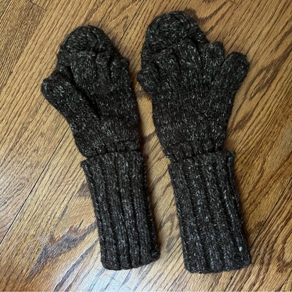 Calvin Klein Gloves/Mittens, Brown - Picture 1 of 3